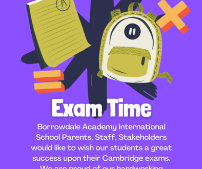 Green and White Modern Illustrative Math Exam Classroom Announcment